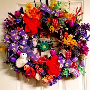 He is Risen Wreath